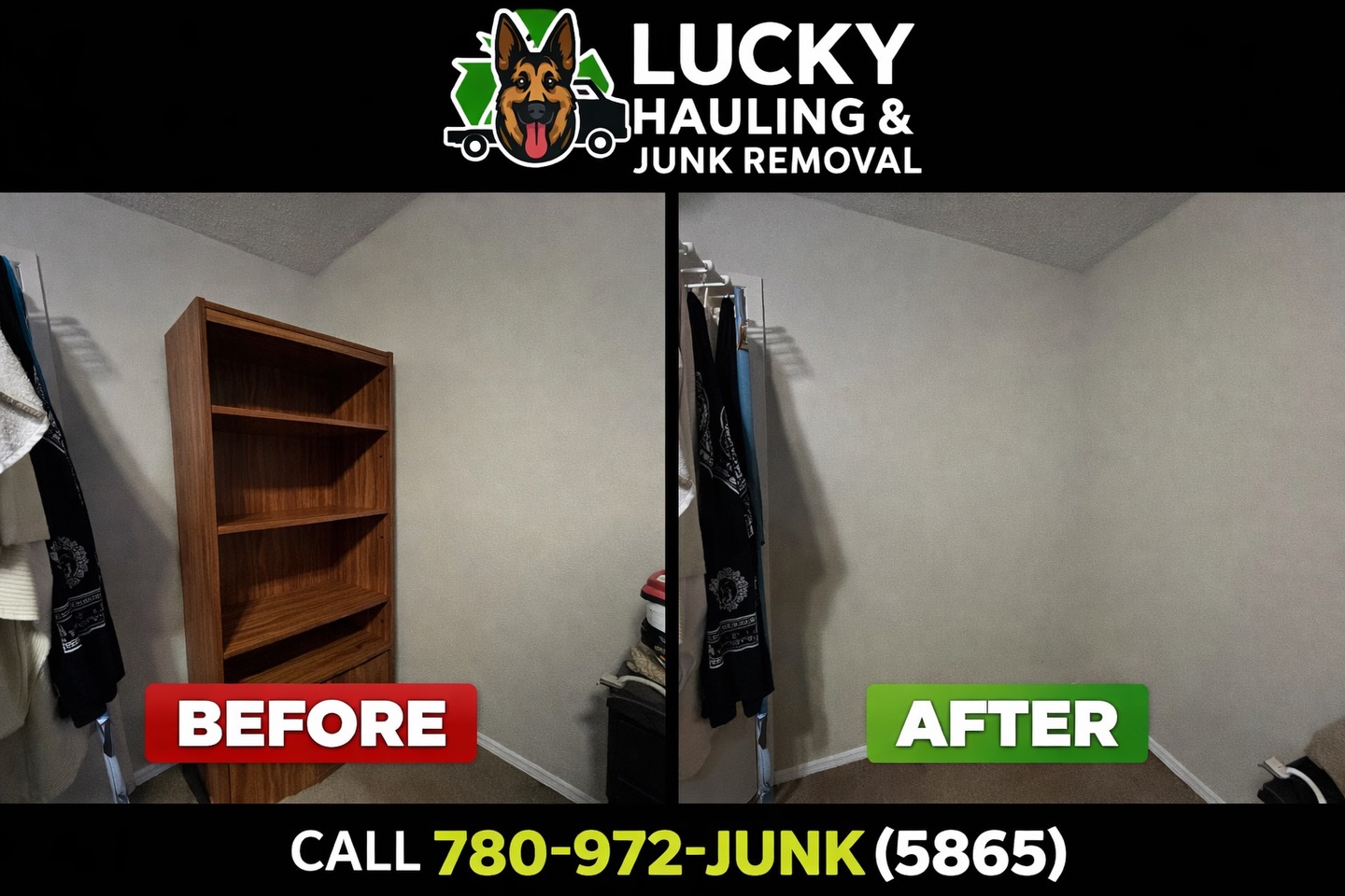 Lucky Hauling Trailer Before After